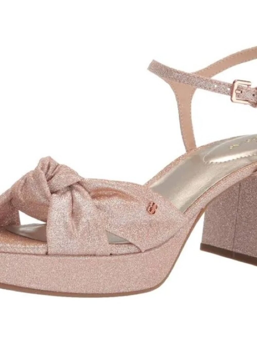 Bandolino Glittery Tan‎ Heels size 9M